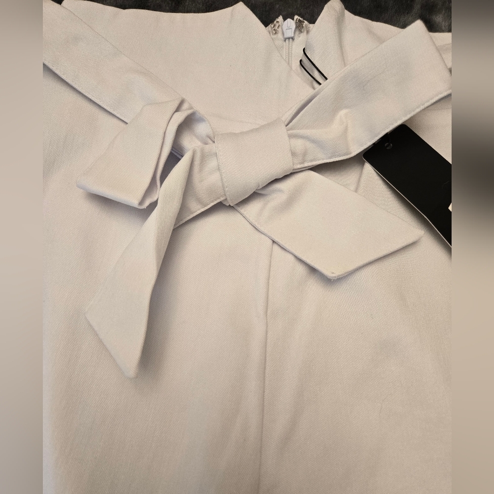 Fashion Nova White High-Waisted Pants - Picture 4 of 5